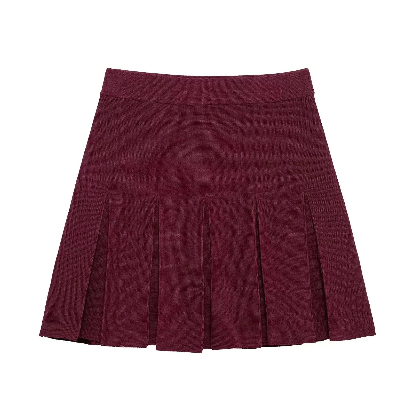 Strick Zweiteiler Damen – Eleganter Cardigan mit Knöpfen & Minirock